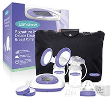 Load image into Gallery viewer, Lansinoh Signature Pro Double Electric Breast Pump with Tote Bag
